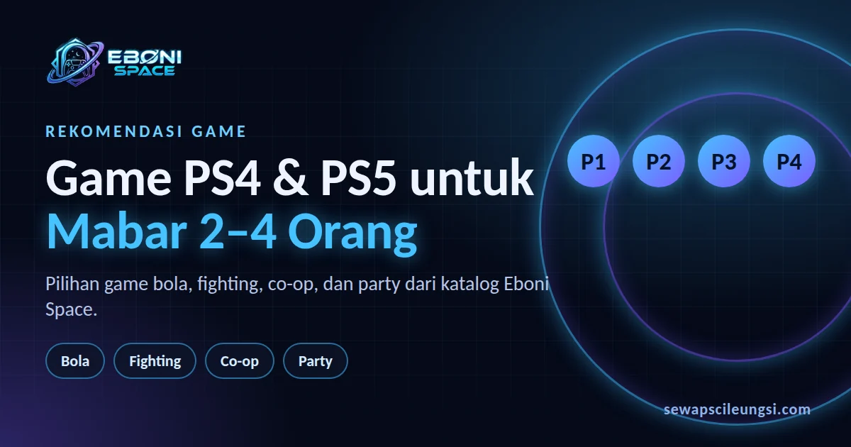 Rekomendasi game PS4 dan PS5 untuk mabar 2 sampai 4 orang